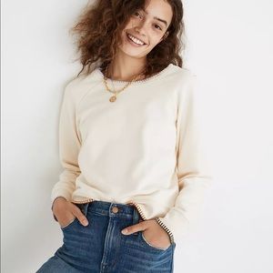 Madewell Stitched Shrunken Sweatshirt - S